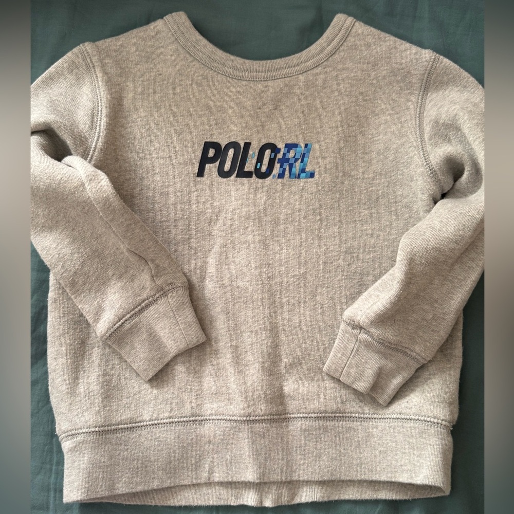 Boys polo by Ralph Lauren sweatshirt size 4